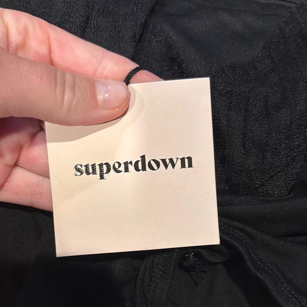Superdown Midnight Lace Bodysuit - Picture 2 of 2